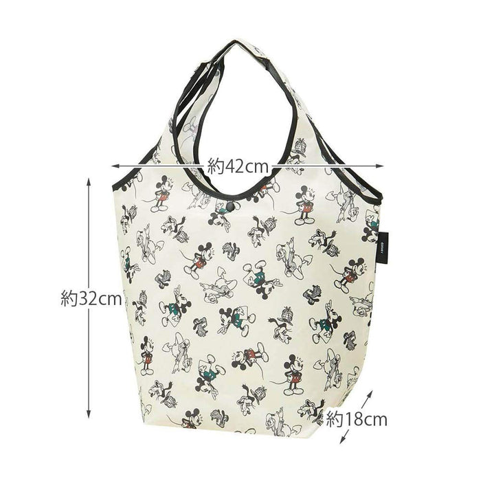 Skater Mickey Mouse Eco Friendly Shopping Bag with Pouch 420x320x180mm