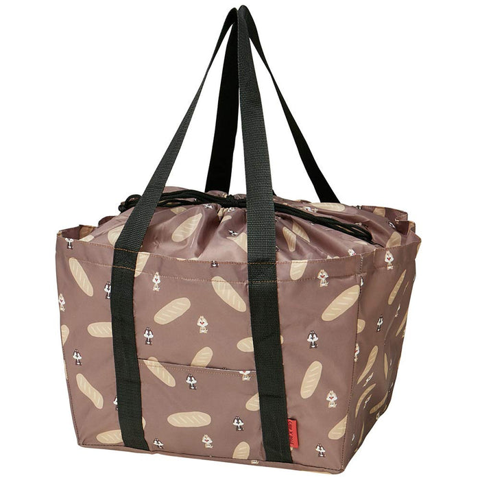 Skater Chip & Dale Eco Shopping Bag with Drawstring 33x25x27cm - KBR44