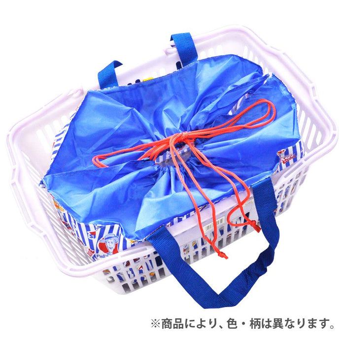 Skater Mickey Mouse Drawstring Shopping Basket Bag Eco-Friendly 33x25x27cm - KBR44