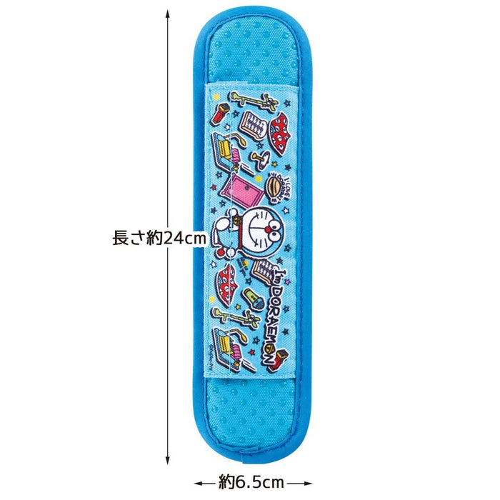 Skater Doraemon Sticker Water Bottle with Shoulder Belt Cover Pad Lsvc1-A