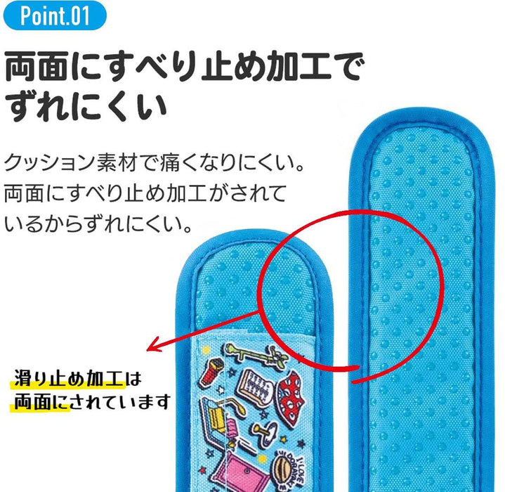 Skater Doraemon Sticker Water Bottle with Shoulder Belt Cover Pad Lsvc1-A