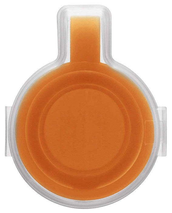 Skater 120ml Orange Silicone Foldable Cup - Compact Portable Reusable Ksl1