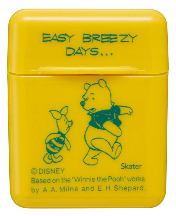 Skater Disney Winnie The Pooh Silicone Portable Straw 21Cm with Case - CSST1