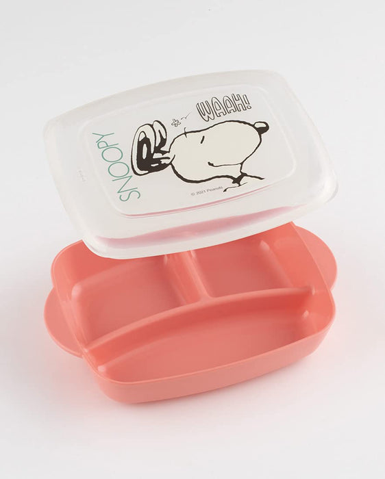 Skater 640ml Snoopy-Themed Lunch Box Perfect for Home-Prepared Bento Meals M Size (LHM1-A)