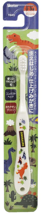 Skater Dinosaur Soft Toothbrush Ideal for Infants 0-3 Years Old 15cm