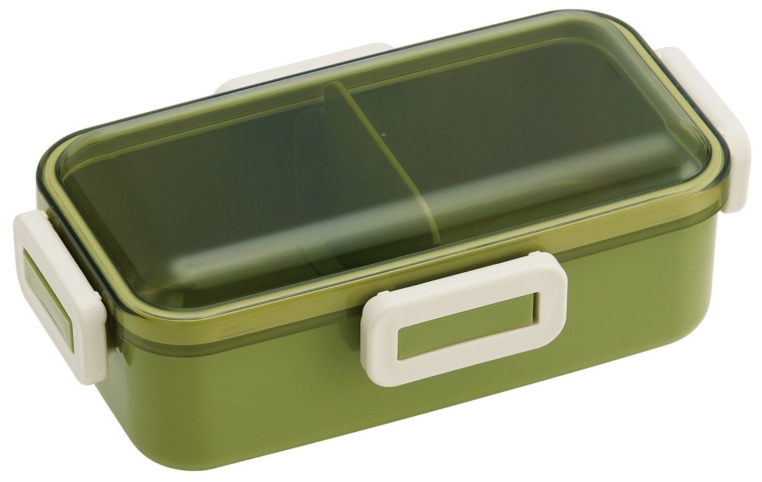 Skater Retro French Green Lunch Box 530ml with Dome-Shaped Lid Made in Japan