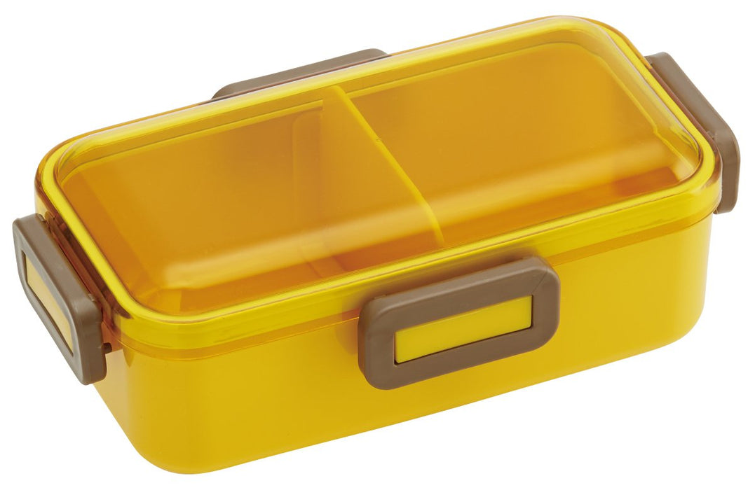 Boîte à lunch avec couvercle en forme de dôme jaune moutarde Skater servant doucement 530 ml - Couleur terre