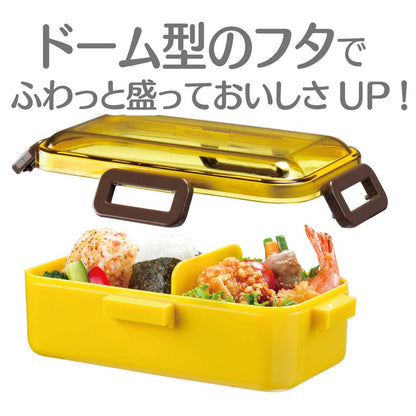 Skater Rilakkuma Floral 530ml Lunch Box with Dome-Shaped Lid- Japan Figure Store - #1 Bring To You The Best Japanese Goods
