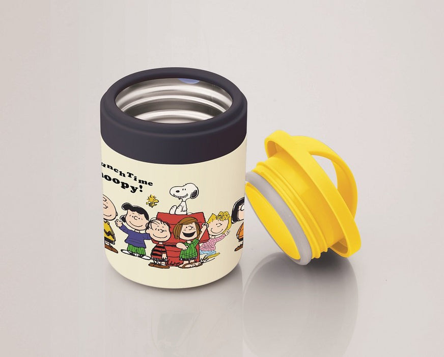 Skater Insulated Soup Jar 300Ml Snoopy Lunchtime Peanuts Design - Ljfc3