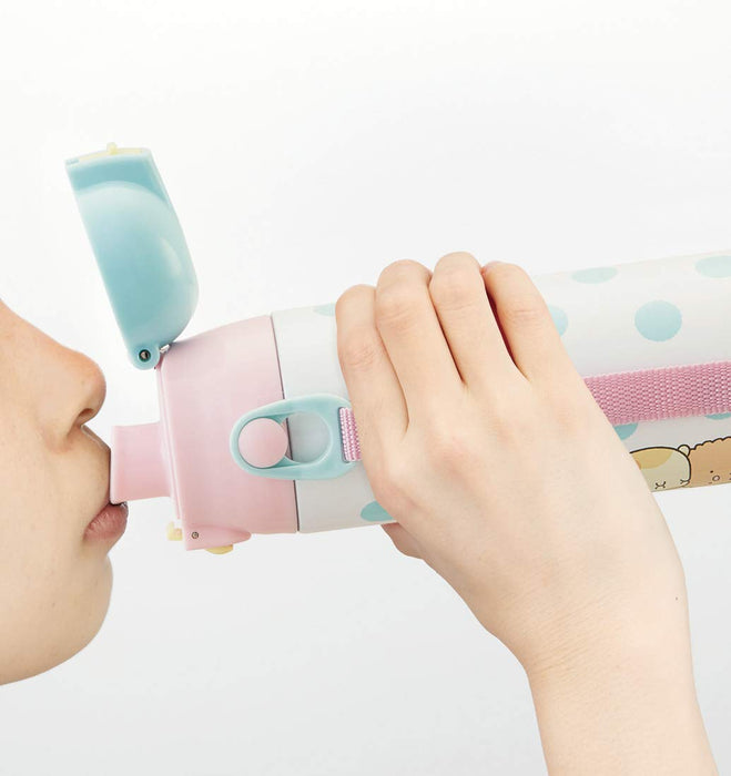 Skater Sumikko Gurashi Sport-Wasserflasche aus Edelstahl, zum direkten Trinken, 580 ml – Sdc6N