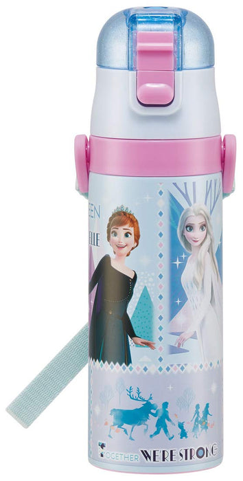 Skater Edelstahl-Wasserflasche für Kinder, 470 ml, Disney Frozen 2 Edition