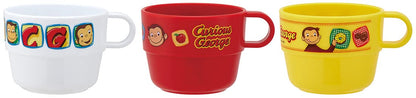 Skater Curious George Kids Stacking Cups Set of 3 Made in Japan KS31-A- Japan Figure Store - #1 Bring To You The Best Japanese Goods