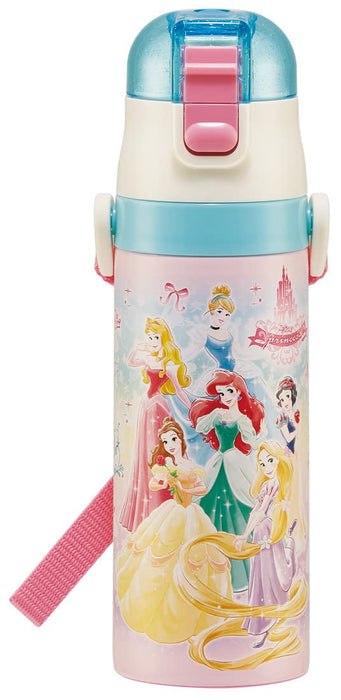 Skater Disney Princess 470ml Stainless Steel Water Bottle for Girls - Sdc4-A