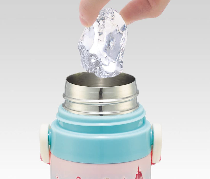 Skater Disney Princess 470ml Stainless Steel Water Bottle for Girls - Sdc4-A