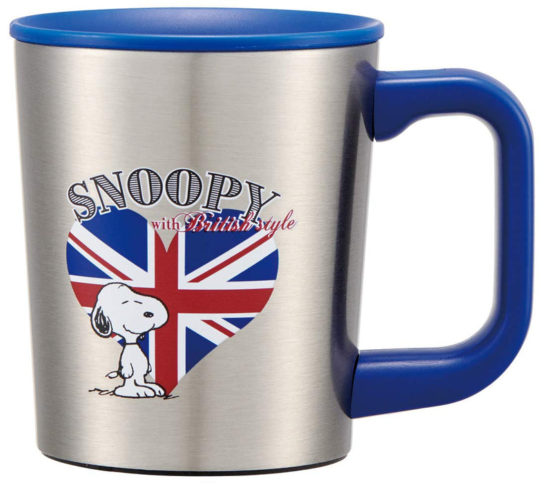 Skater 320Ml Stainless Steel Snoopy Peanuts Mug Cup Tumbler with Lid