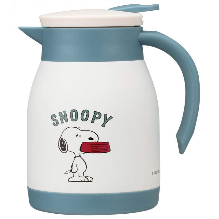 Skater Snoopy Peanuts 600ml Edelstahl Doppel Vakuum Tischtopf