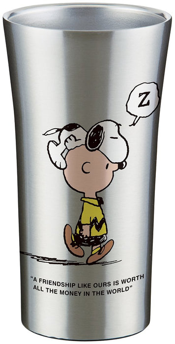Skater 300ml Stainless Steel Tumbler - Snoopy Peanuts Design