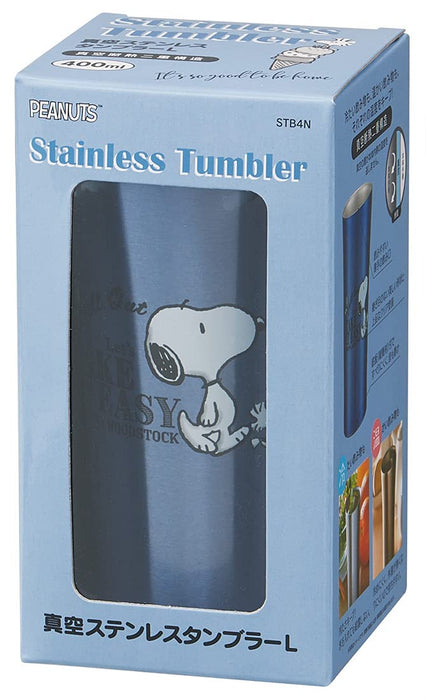 Skater 400ml Stainless Steel Snoopy Peanuts Logo Tumbler - Stb4N-A