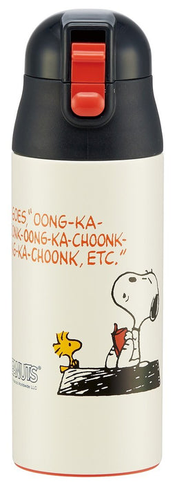 Skater 360ml Snoopy Stainless Steel Water Bottle Mug Compact Size SDPC4