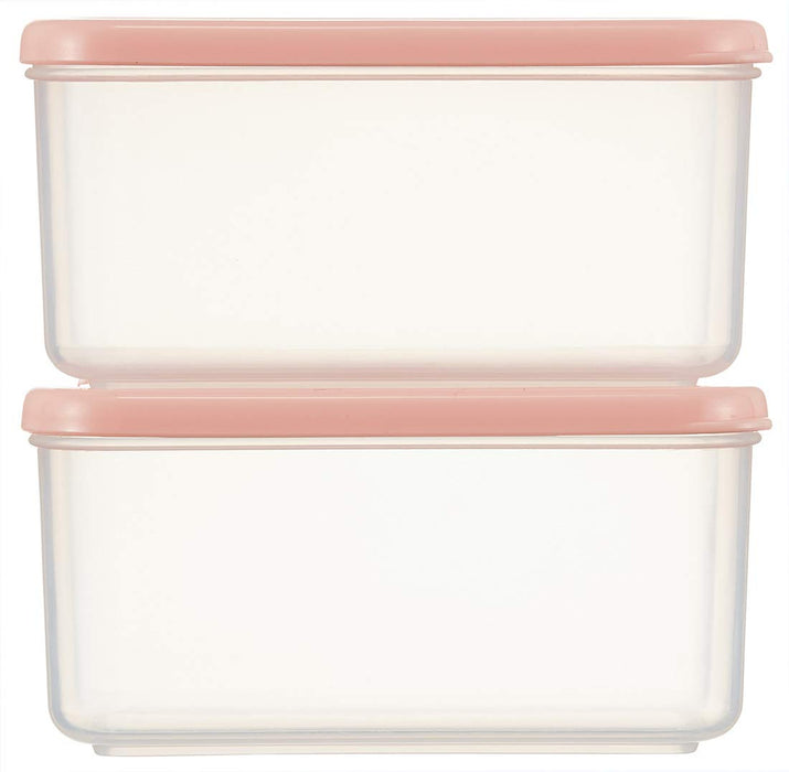 Skater Pink 230ml Portioned Microwave Safe Storage Containers Rectangular Pack of 2