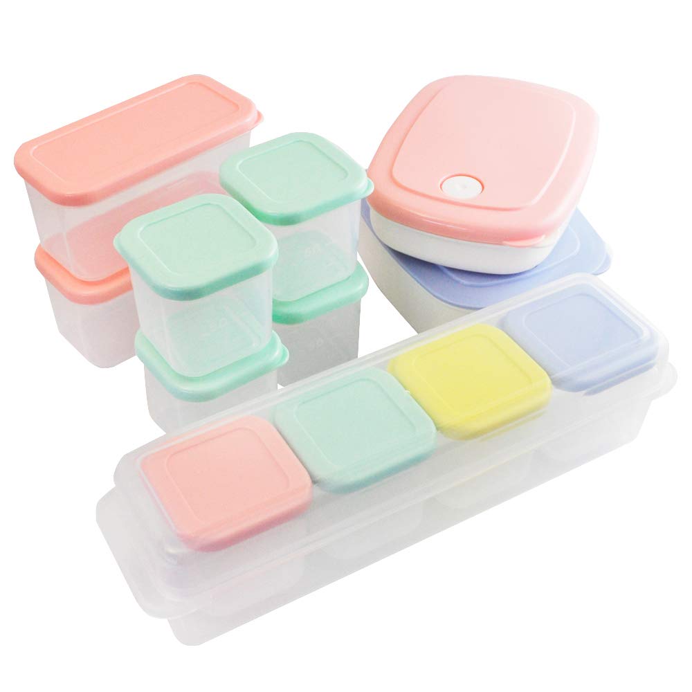 Skater Pink 230ml Portioned Microwave Safe Storage Containers Rectangular Pack of 2- Japan Figure Store - #1 Bring To You The Best Japanese Goods