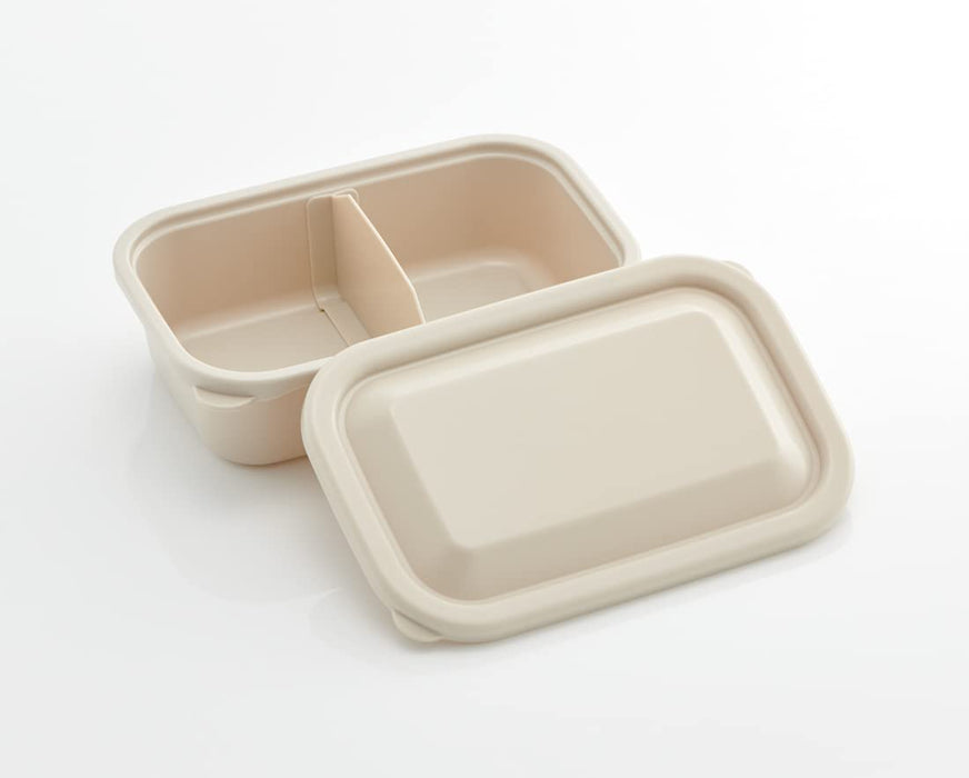 Skater Smoke Beige 580Ml Food Storage Container Soft Lid Lunch Case Made in Japan