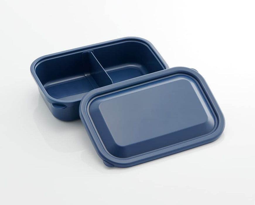 Skater Medium Navy Storage Container 830ml with Soft Lid for Food and Lunch Made in Japan