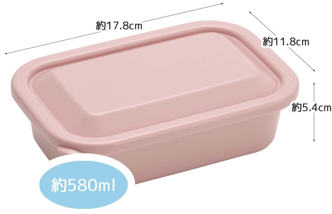 Skater Smoke Pink Vorratsbehälter 580ml Lebensmittel Lunchbox weicher Deckel Made in Japan