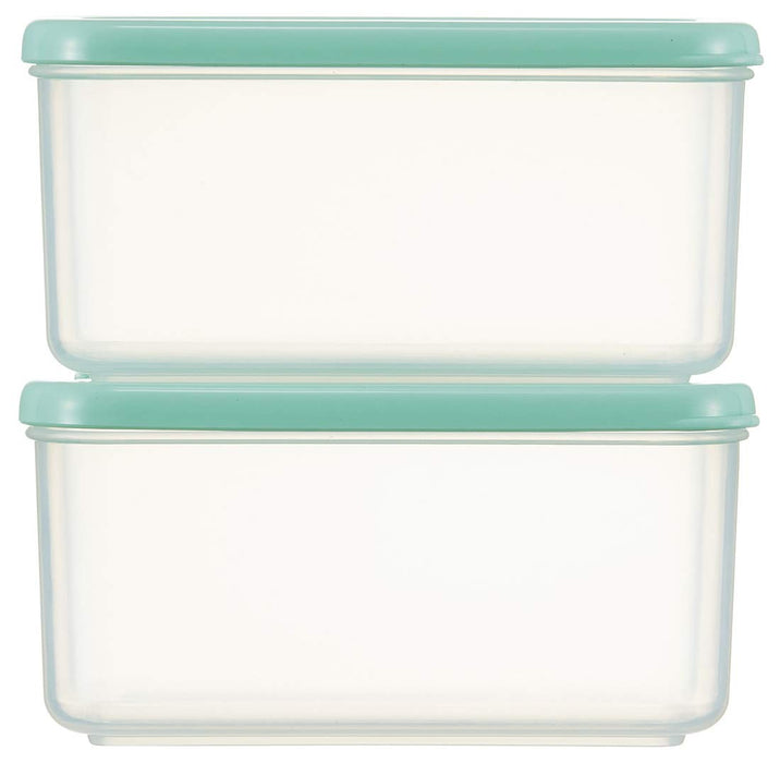 Skater 230ml Green Rectangular Sealable Storage Containers Microwave Safe x2