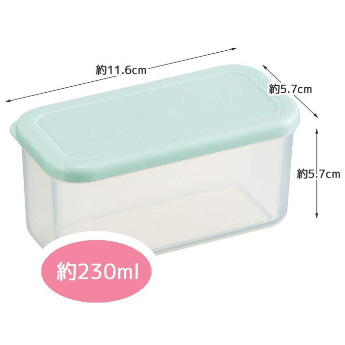 Skater 230ml Green Rectangular Sealable Storage Containers Microwave Safe x2