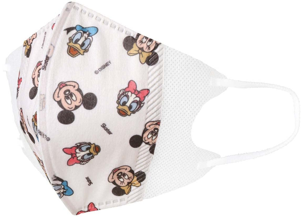 Skater Disney Mickey Mouse 3D Mask for Children Medium Three-Ply Nonwoven 25 Pack