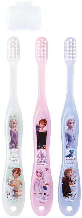 Skater Disney Frozen Soft Toothbrush Set for Preschoolers (3-5 Years) 14cm 3-Piece