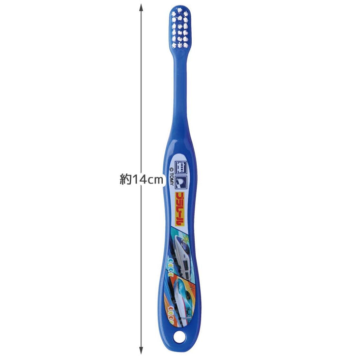 Skater 3-Piece Soft Toothbrush Set 14cm for Preschoolers 3-5 Years Old Plarail 23 Tb5St-A