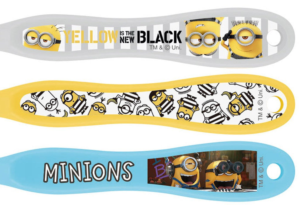 Skater Minion TB4T Baby Toothbrush Set Normal Bristle for 0-3 Years Pack of 3