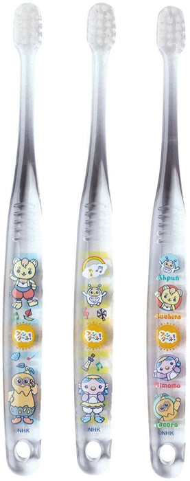 Skater Soft Baby Toothbrush Set Clear for 0-3 Years Old 3-Pack Tbcr4T-A