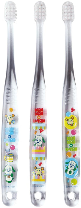 Skater Soft Baby Toothbrush Set 0-3 Years Clear 3-Pack Inai Inai Baa Tbcr4T-A