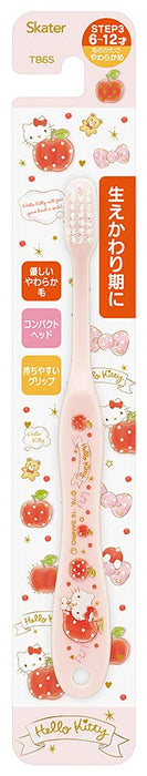 Skater Hello Kitty Happiness Toothbrush Normal Bristle 6-12 Years 15.5cm TB6S