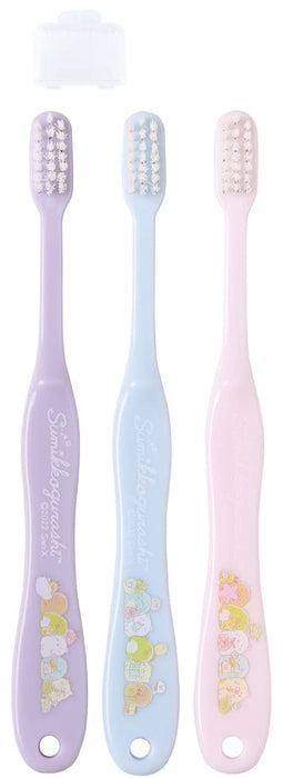 Skater Sumikko Gurashi Soft Toothbrush Set for Children 6-12 Years 15.5cm 3pc