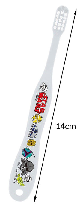 Brosse à dents Skater Star Wars 14 cm pour enfants d'âge préscolaire (3-5 ans) avec dureté de poils normale