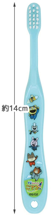 Skater Lot de 3 brosses à dents souples 14 cm pour enfants d'âge préscolaire de 3 à 5 ans Thème spatial TB5ST-A