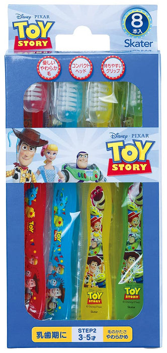 Skater Disney Toy Story Preschooler Soft Toothbrush 14cm 8 Pack Ages 3-5