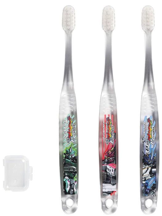 Skater Preschoolers Soft Toothbrush Set Shinkalion Z 3-5 Years Old 3 Pieces