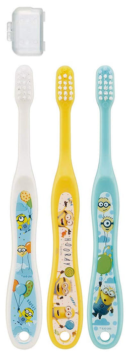 Skater Minion Tb5T Preschoolers Toothbrush Set Ages 3-5 Normal Bristle - Set of 3