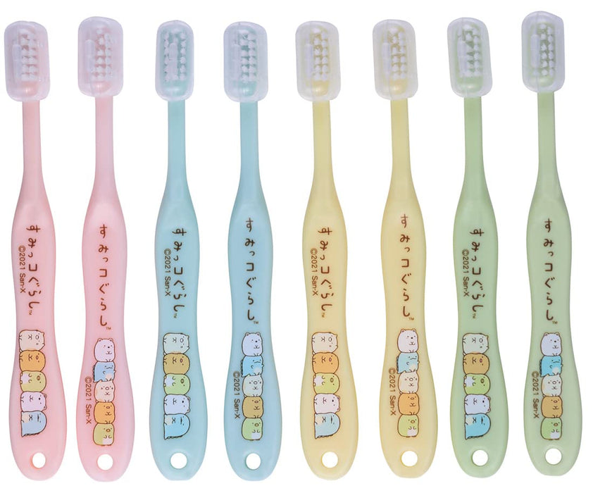 Skater Sumikko Gurashi Soft Toothbrush for Preschoolers (3-5 Years) 8 Pieces 14cm