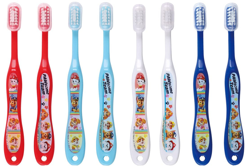 Skater Paw Patrol Soft Toothbrush Pack of 8 for Preschoolers Age 3-5 14cm TB5SE-A