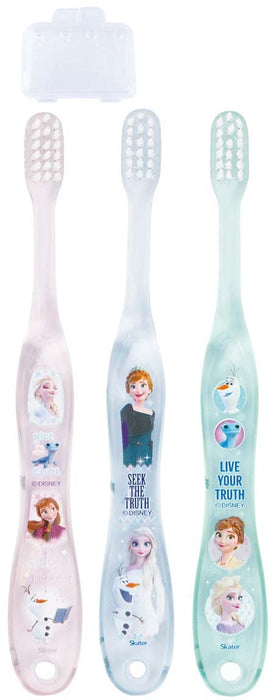 Skater Soft-Zahnbürstenset für Kinder im Vorschulalter von 3–5 Jahren, Frozen 2-Design, 3er-Pack