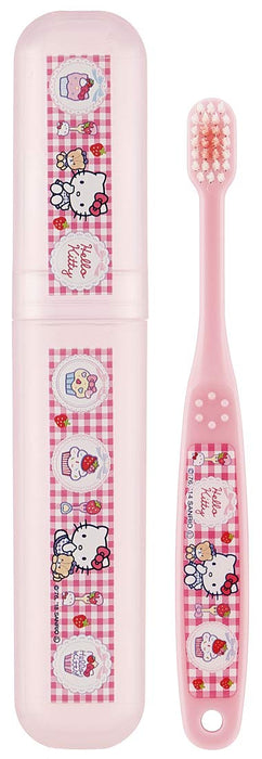 Skater Hello Kitty Toothbrush Set for Kindergarteners Model Tbc3-0S