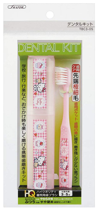 Ensemble de brosses à dents Skater Hello Kitty pour les jardins d'enfants, modèle Tbc3-0S
