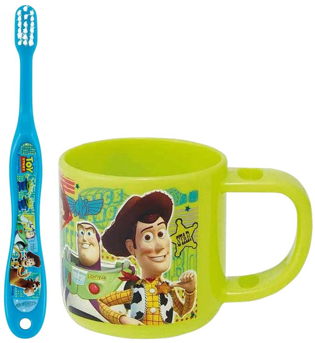 Skater Disney Toy Story Toothbrush Set with Stand & Cup 180ml 14.5cm for Kids 3-5 Years