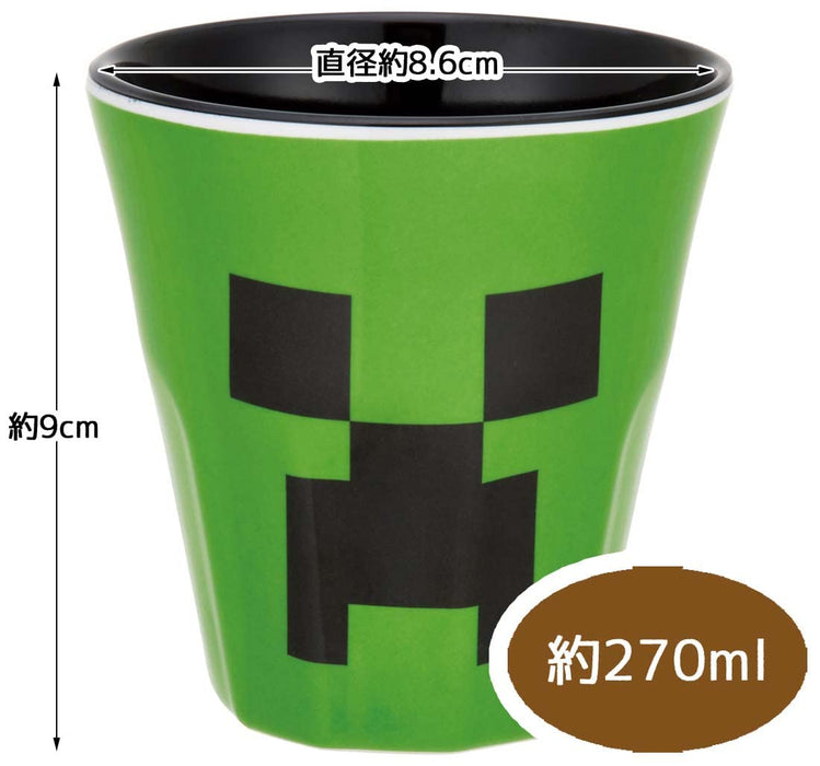 Skater 270ml Minecraft Creeper Melamine Tumbler Cup MTB2-A